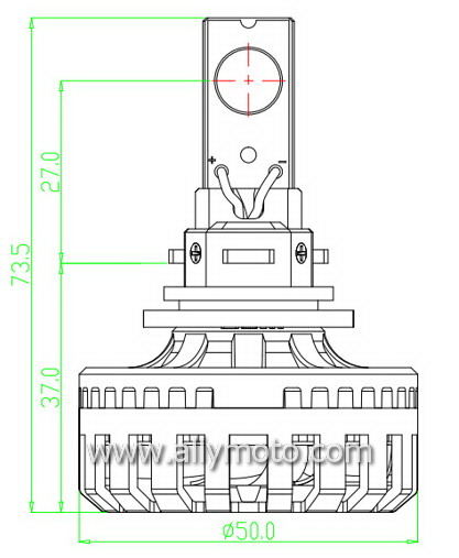 40W LED Headlight A340 9004